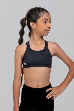 Angelica Crop Top - Black