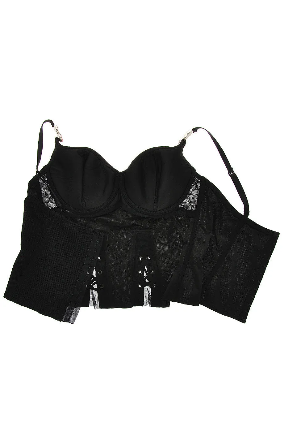 ARGENTOVIVO ROSE Black Crystal Corset