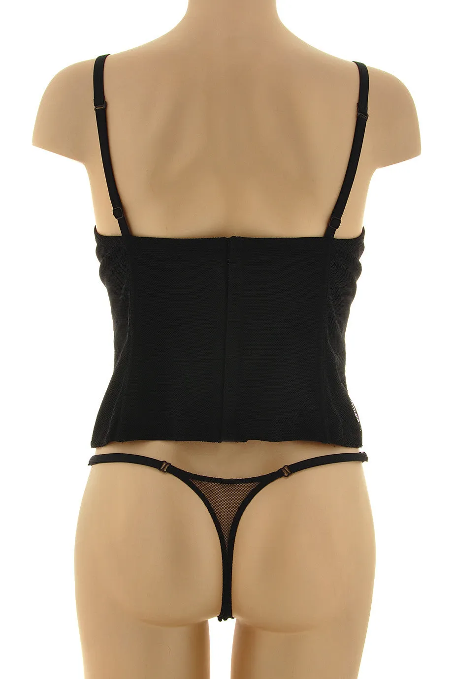 ARGENTOVIVO ROSE Black Crystal Corset