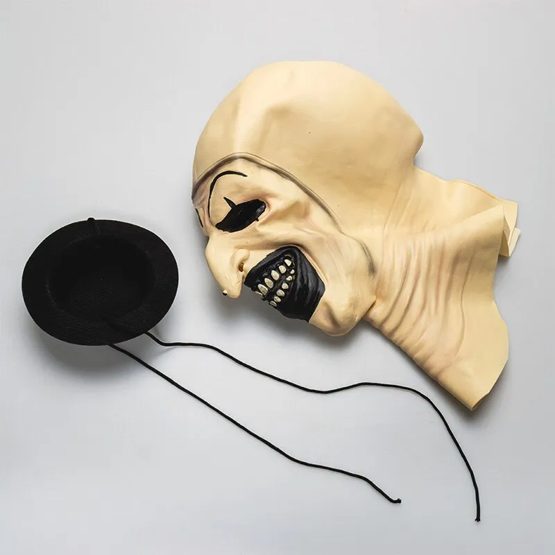 Art The Clown Mask Terrifier 2 Cosplay Costume Terror Clown Masks Full Face Mask Halloween Carnival Party Adults Masks