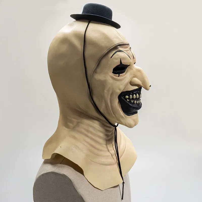 Art The Clown Mask Terrifier 2 Cosplay Costume Terror Clown Masks Full Face Mask Halloween Carnival Party Adults Masks