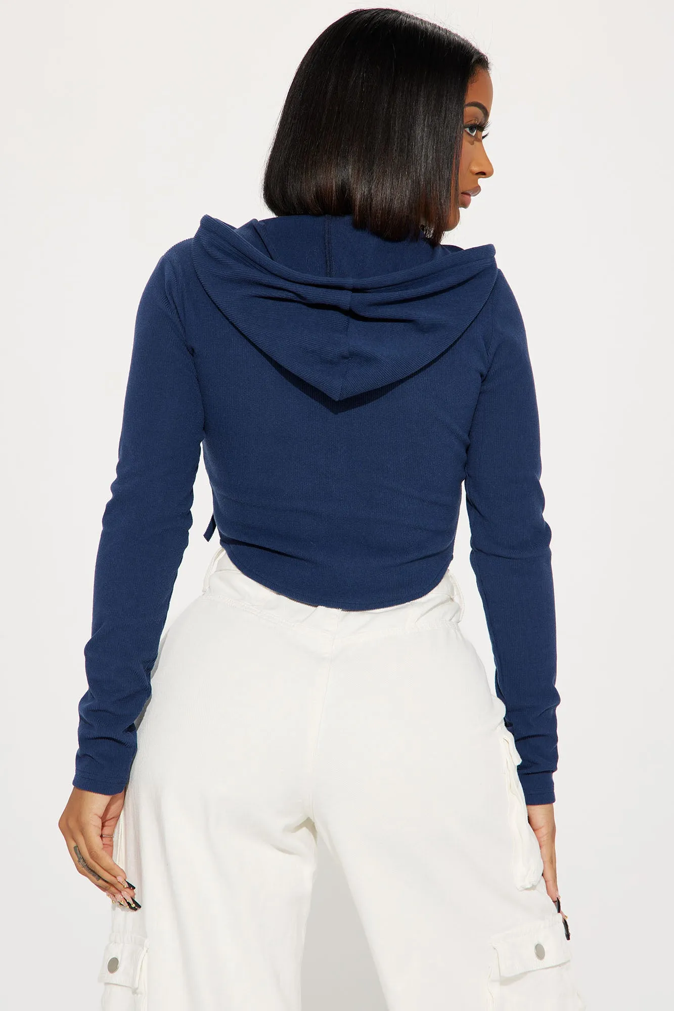At Your Best Lounge Hoodie - Navy