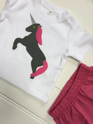 Baby Unicorn T-shirt - White