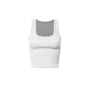 BASIC STUDDED RIBBED TOP