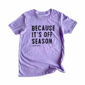 Because It's Off Season™️
