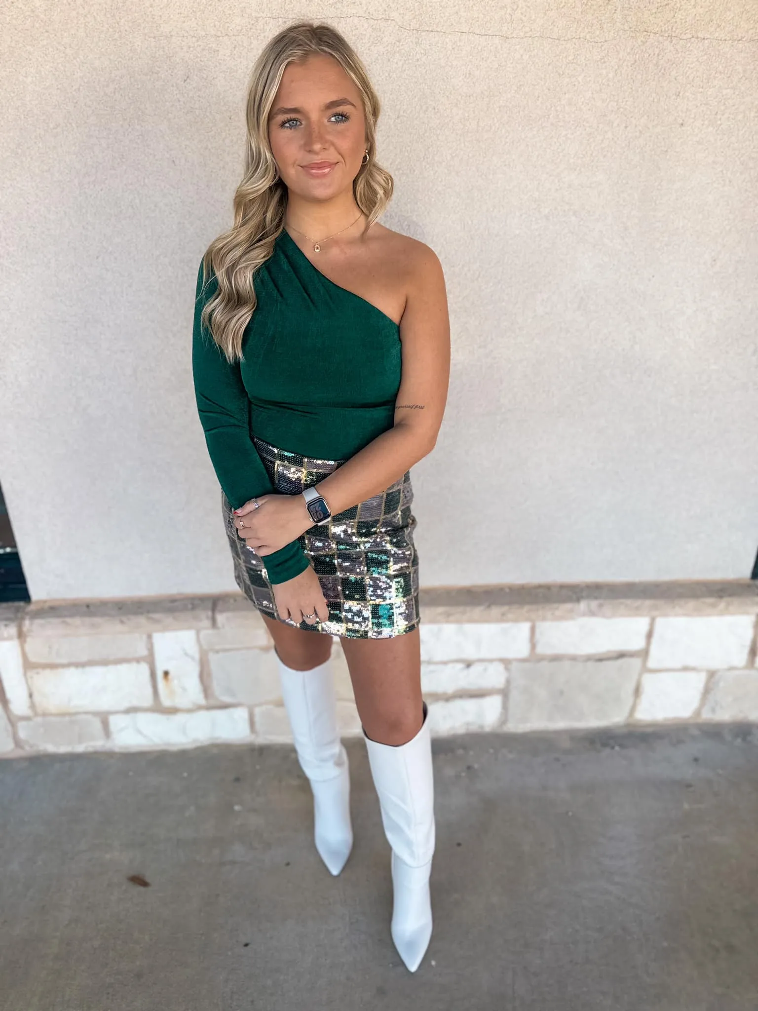 Best Time Of Your Life One Shoulder Bodysuit