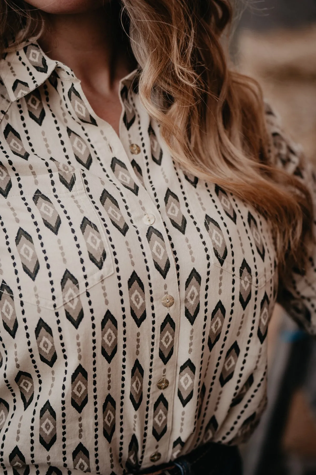 'Billie Jean' Long Sleeve Button Up by Ariat (S-XL)
