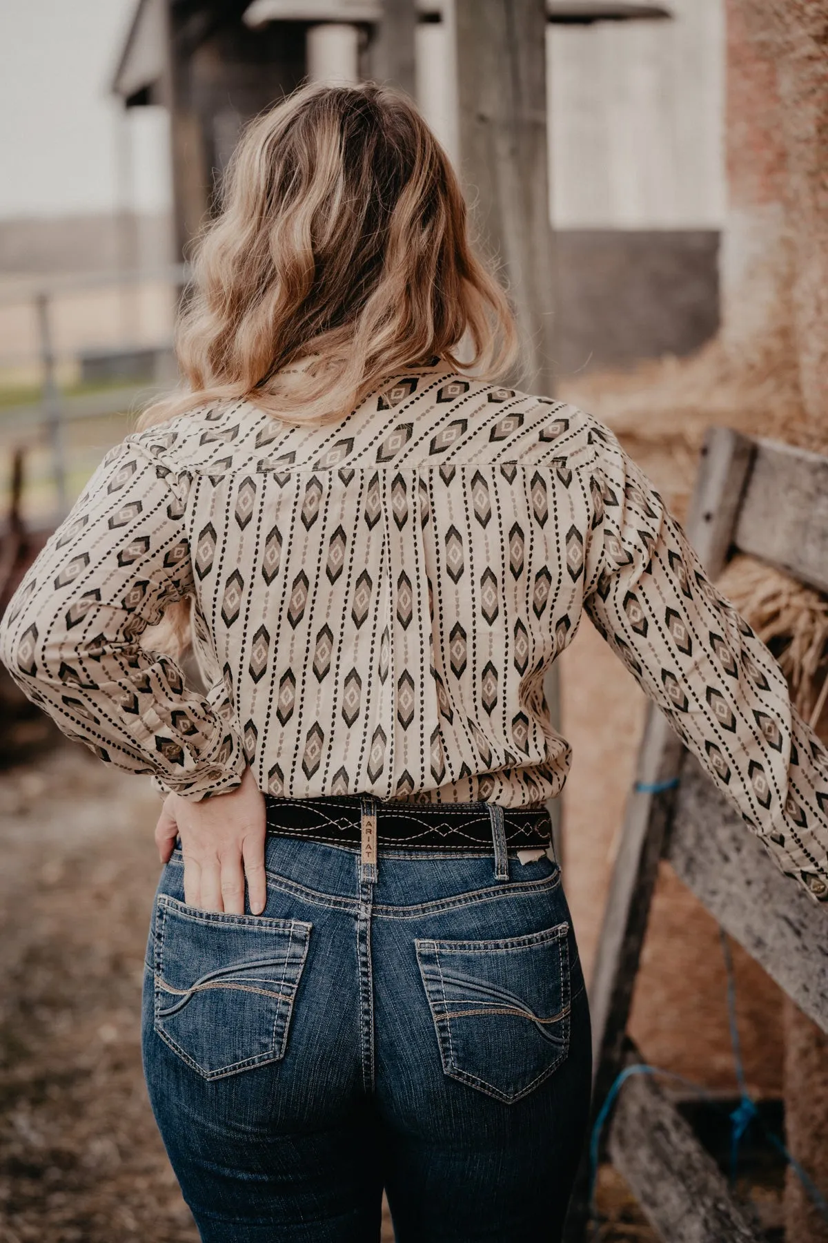 'Billie Jean' Long Sleeve Button Up by Ariat (S-XL)