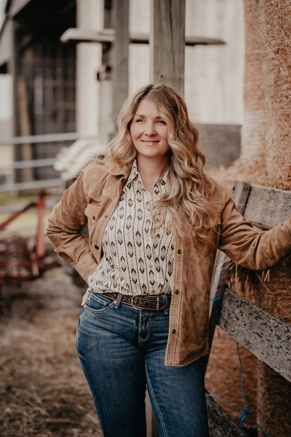 'Billie Jean' Long Sleeve Button Up by Ariat (S-XL)