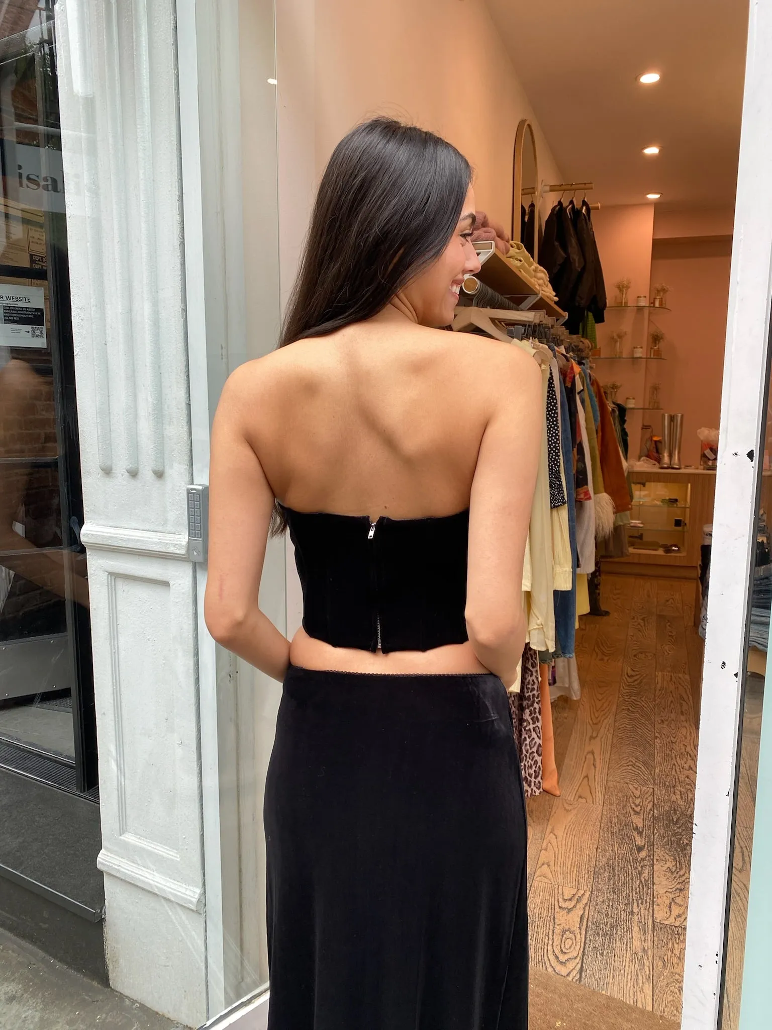 Birdie Corset in Black