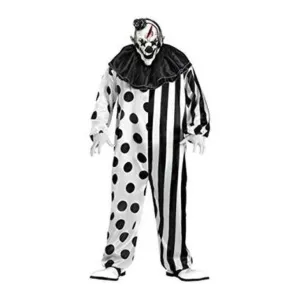 Black And White Clown Suit Plus Size