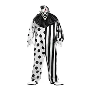 Black and White Clown Suit with mask