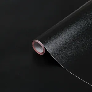 Black Leather (450mm, Self-Adhesive)