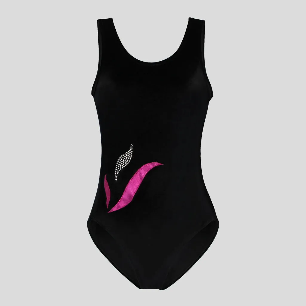 Black Velvet Leotard