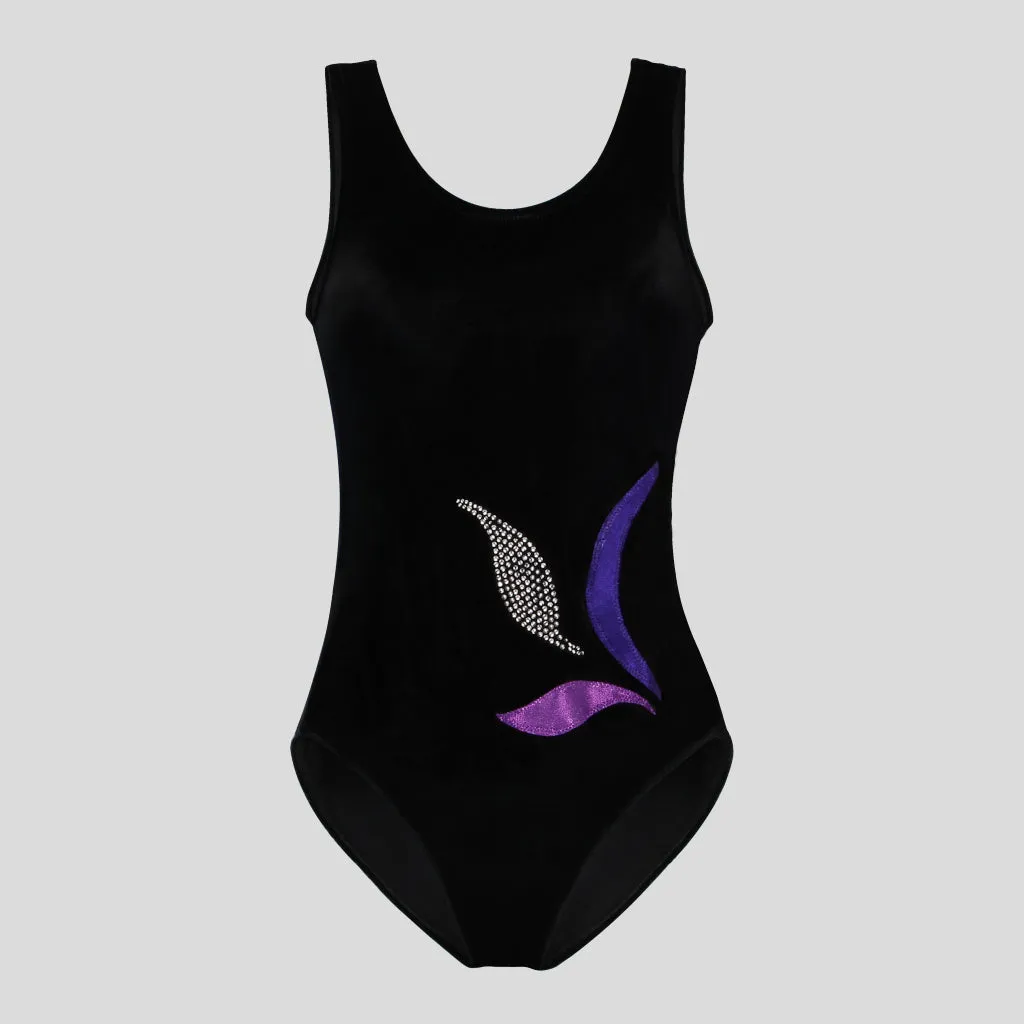 Black Velvet Leotard