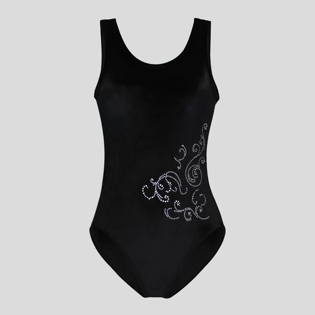 Black Velvet Leotard