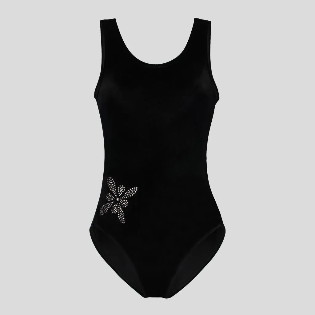 Black Velvet Leotard