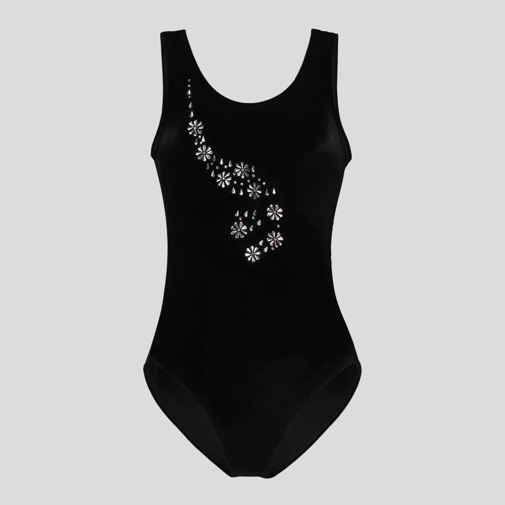 Black Velvet Leotard