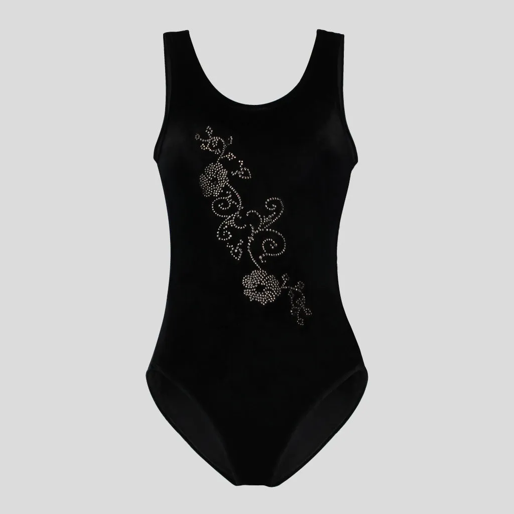 Black Velvet Leotard