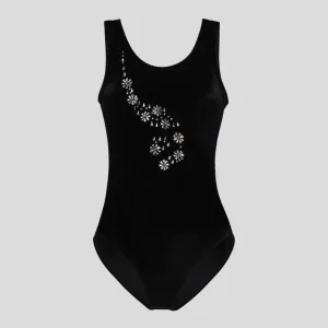 Black Velvet Leotard