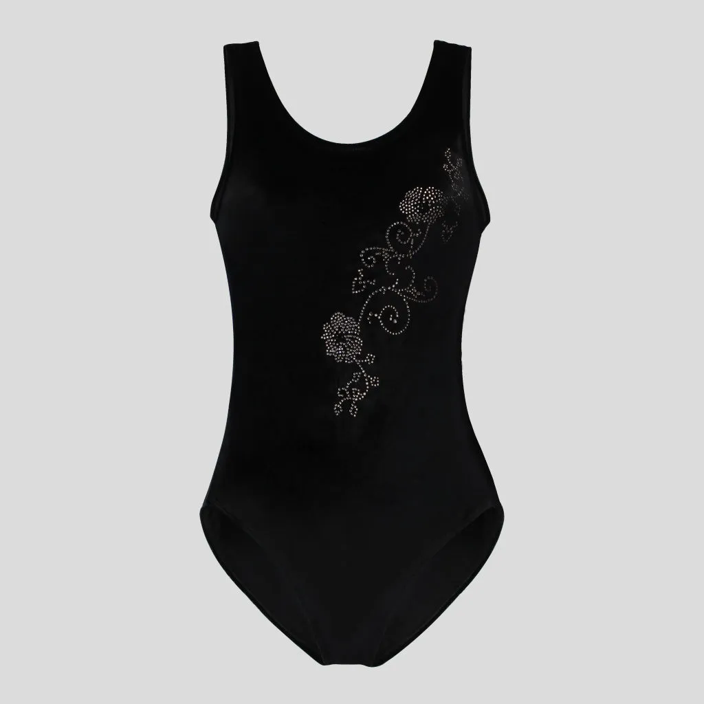 Black Velvet Leotard