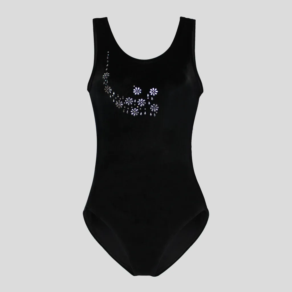 Black Velvet Leotard