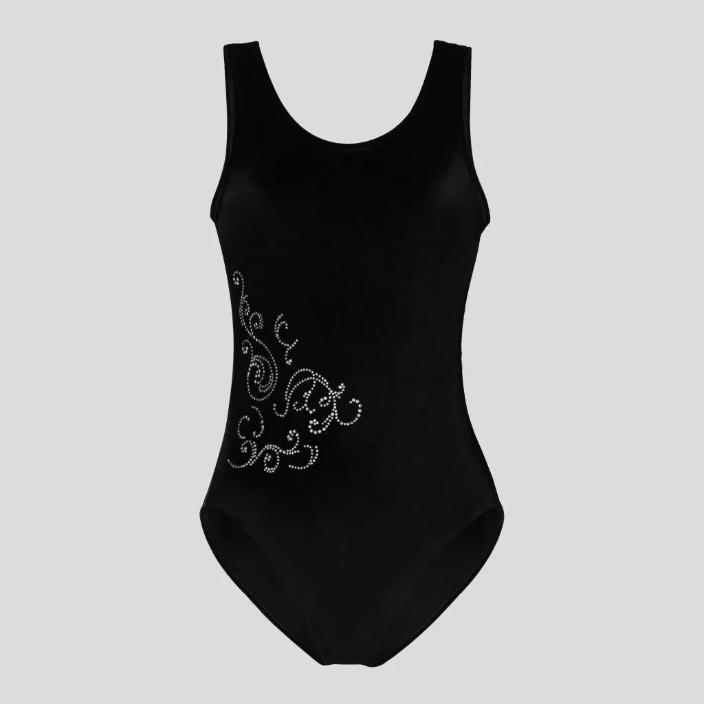 Black Velvet Leotard