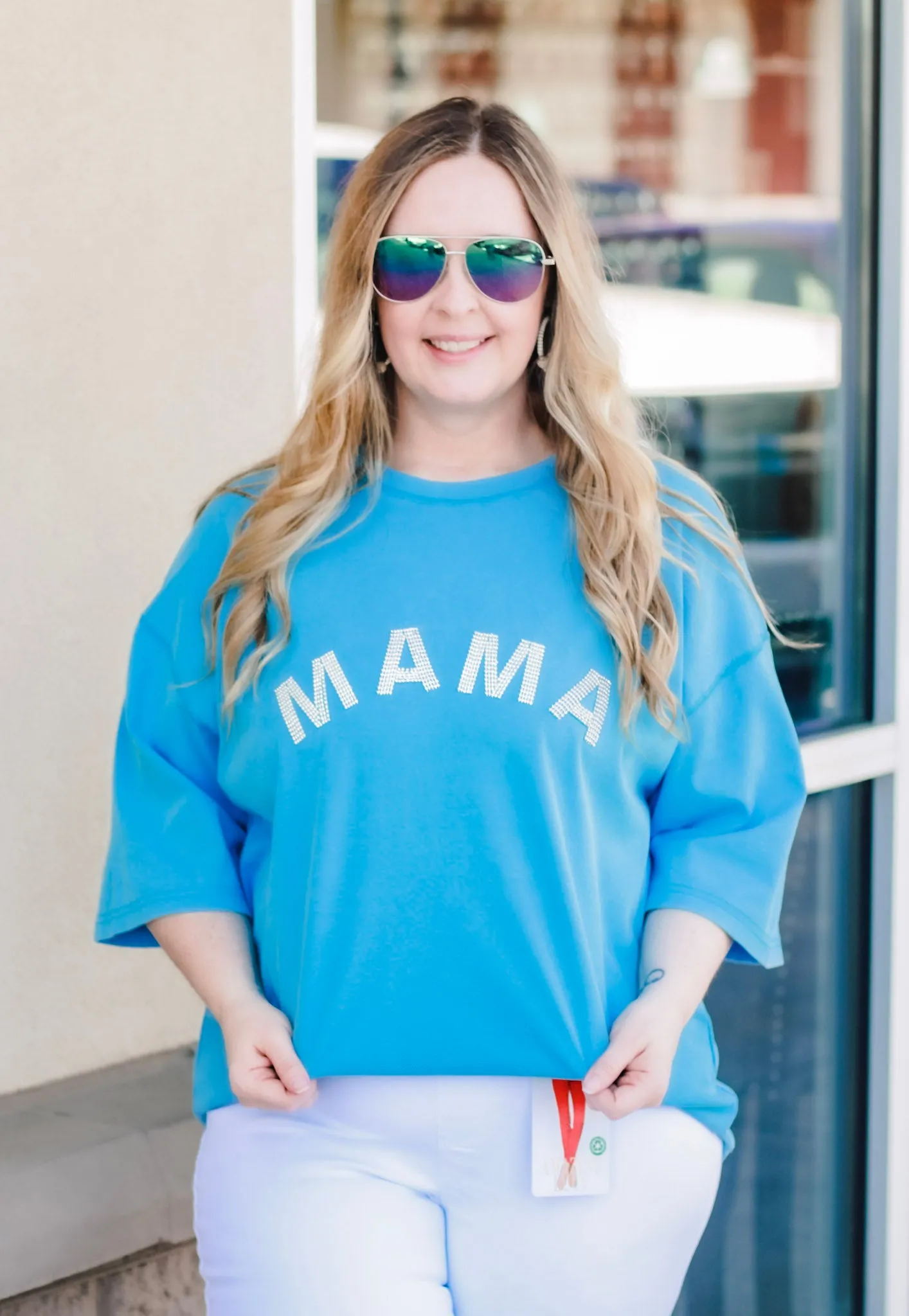 Blue Mama Stonewashed Tee
