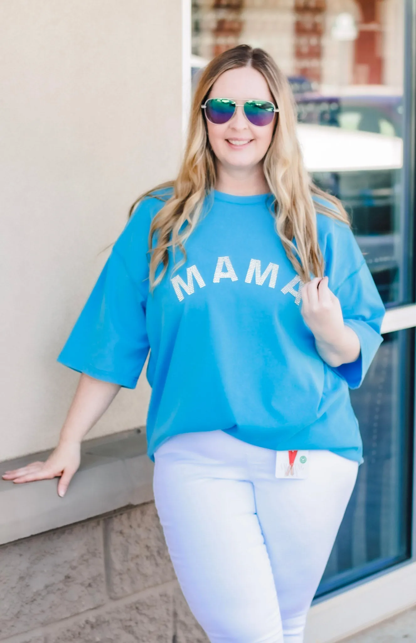 Blue Mama Stonewashed Tee