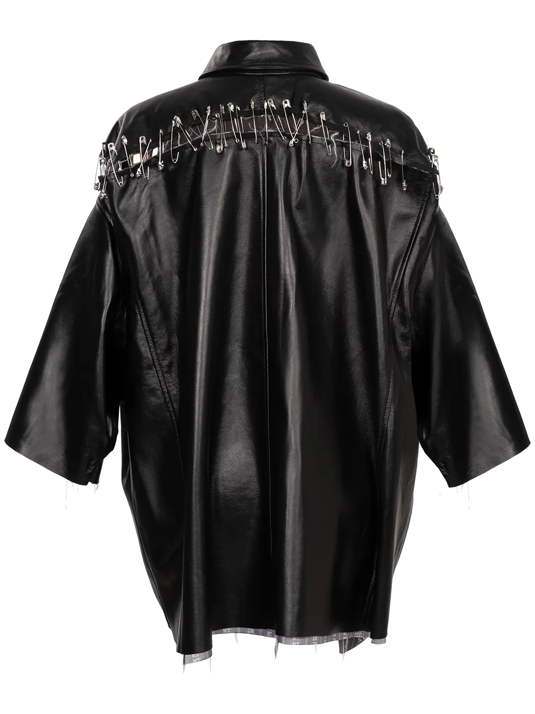 Box Safety-pin Detail Shirt