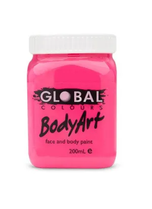 Bright Pink Body and Face Paint
