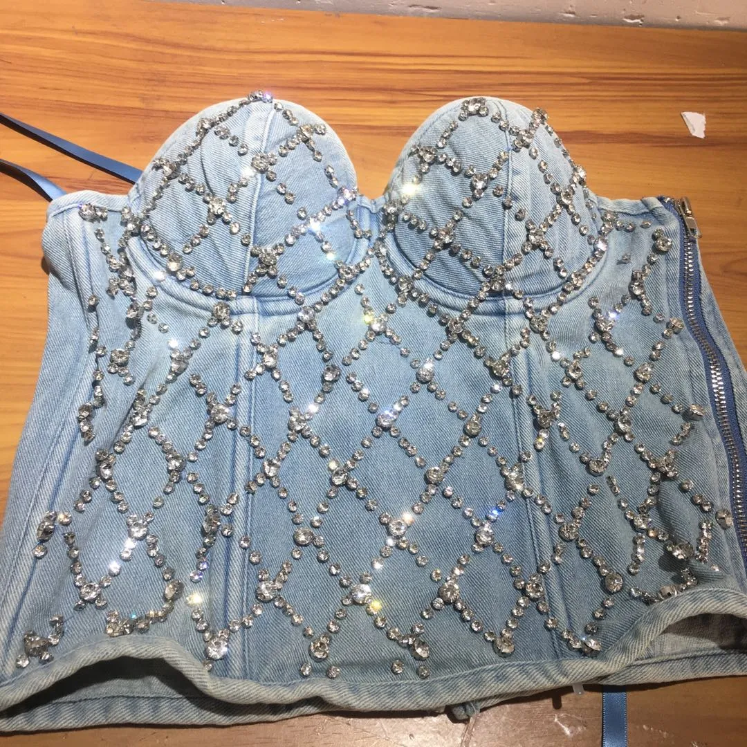 Brittany Diamond Denim Corset Collection