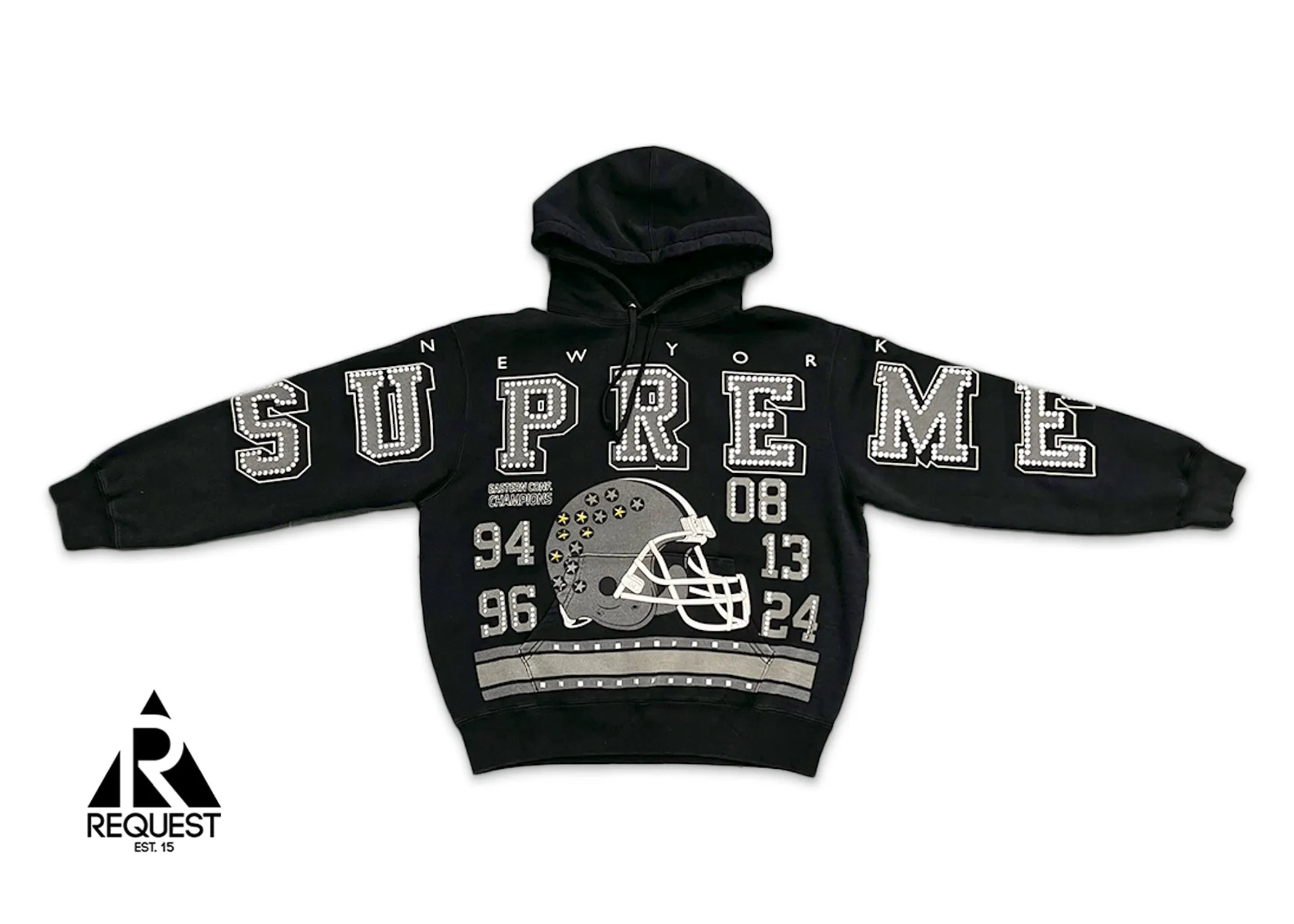 Champions Studded Hooded Sweatshirt "Black"