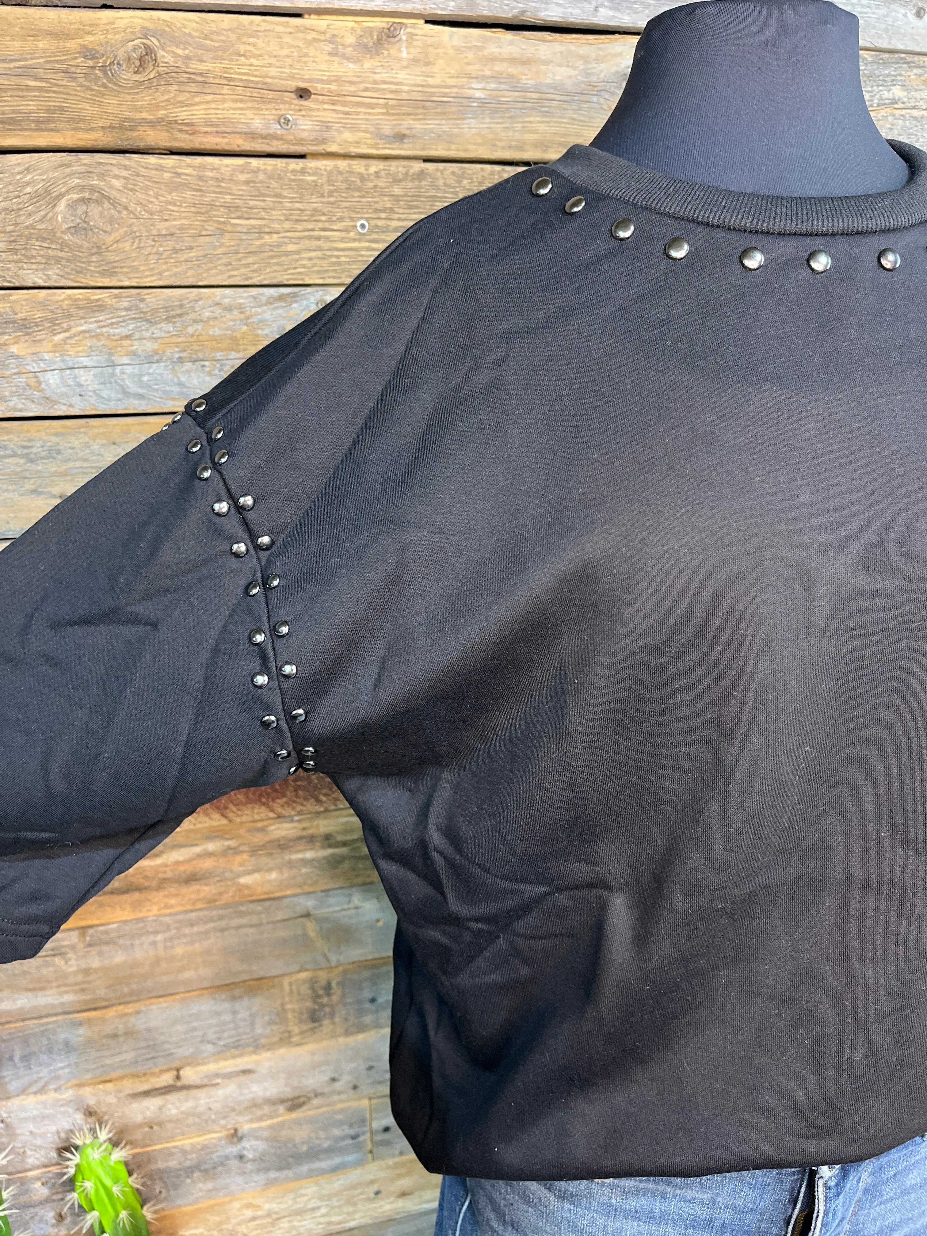 Charlotte Studded Sleeve Shirt