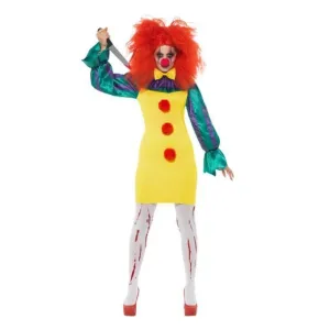 Classic Horror Clown Lady Costume