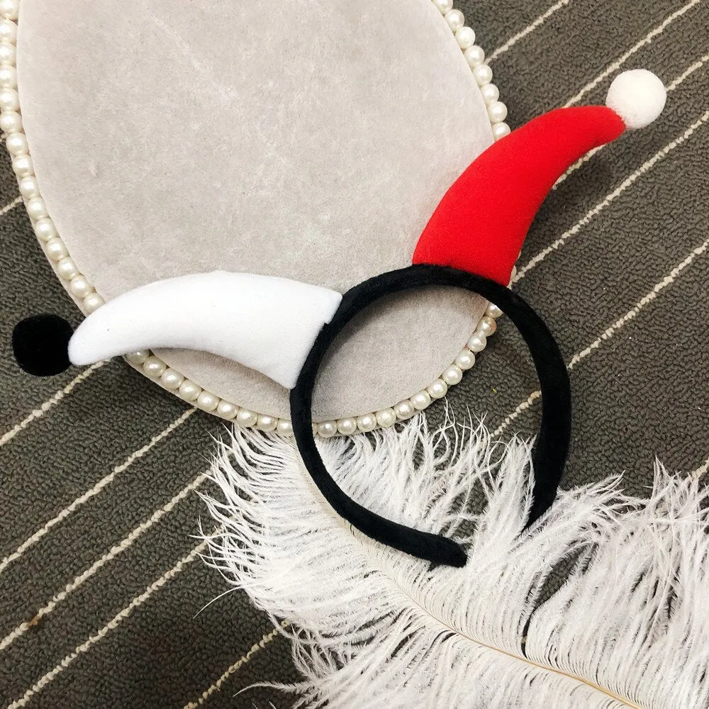 Clown Costume Set Wig Hat Nose Bow Tie  Accessories for Kids Adult Halloween  Party Circus Carnivals Cosplay  Props