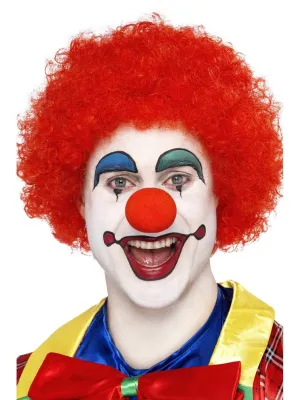 Clown Crazy Red Curly Wig