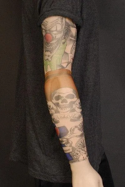 Clown Tattoo Sleeve