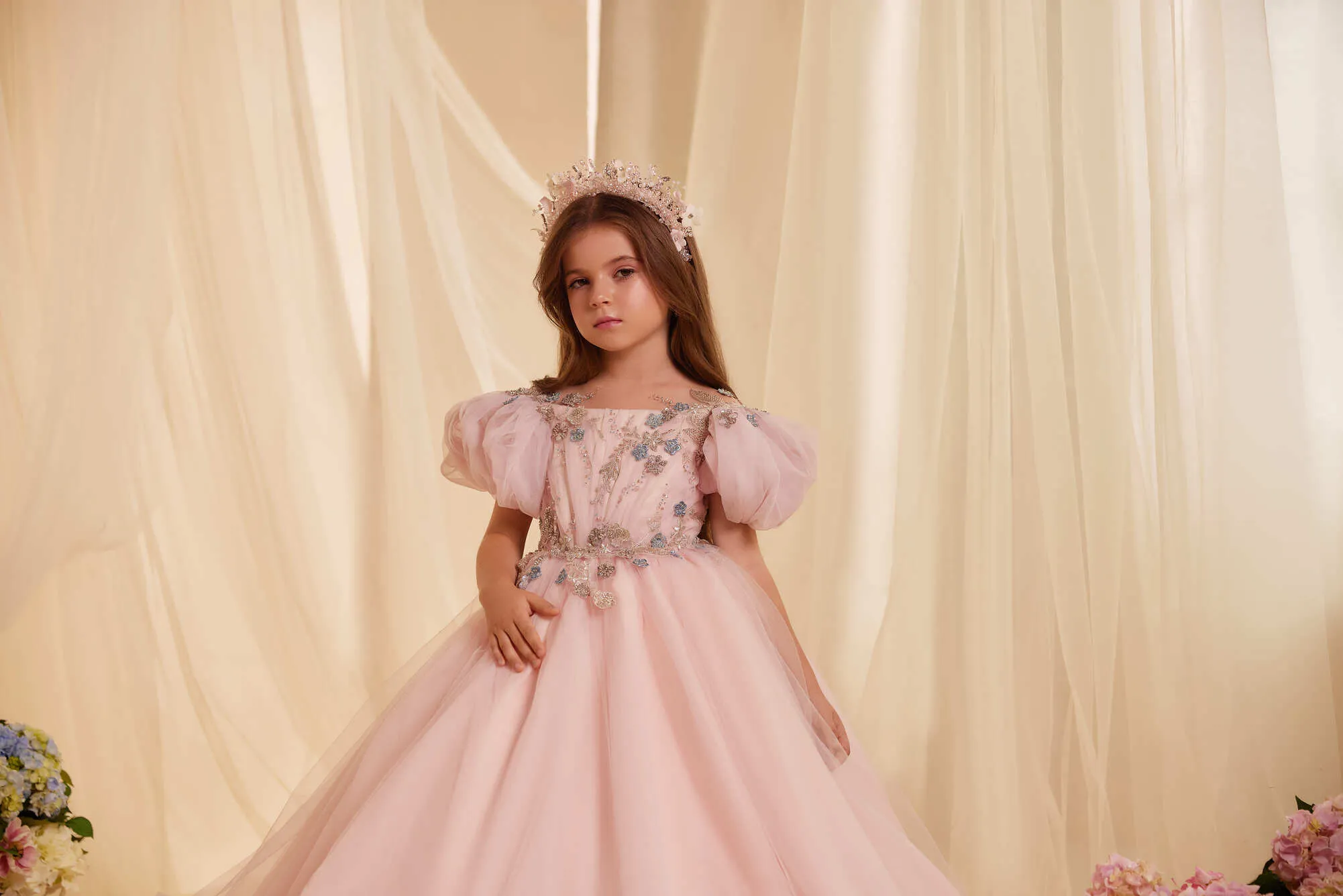 Cologne Flower Girl Dress for Wedding