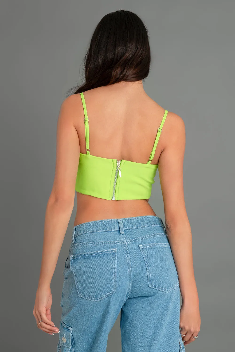 Corset de escote corazón con varillas