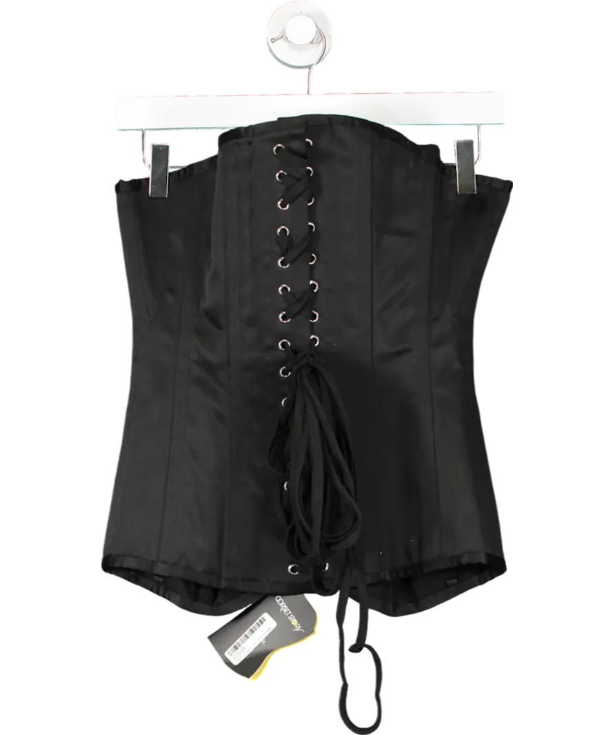 Corset Story Black Lace Up Corset W28