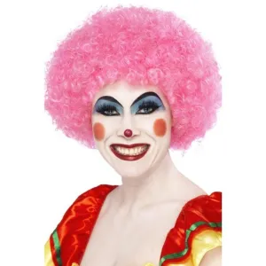 Crazy Clown Wig   Pink