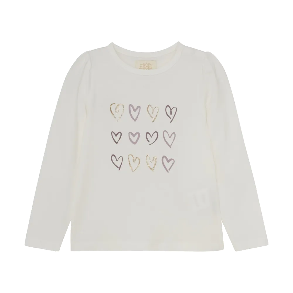 Creamie Hearts Top