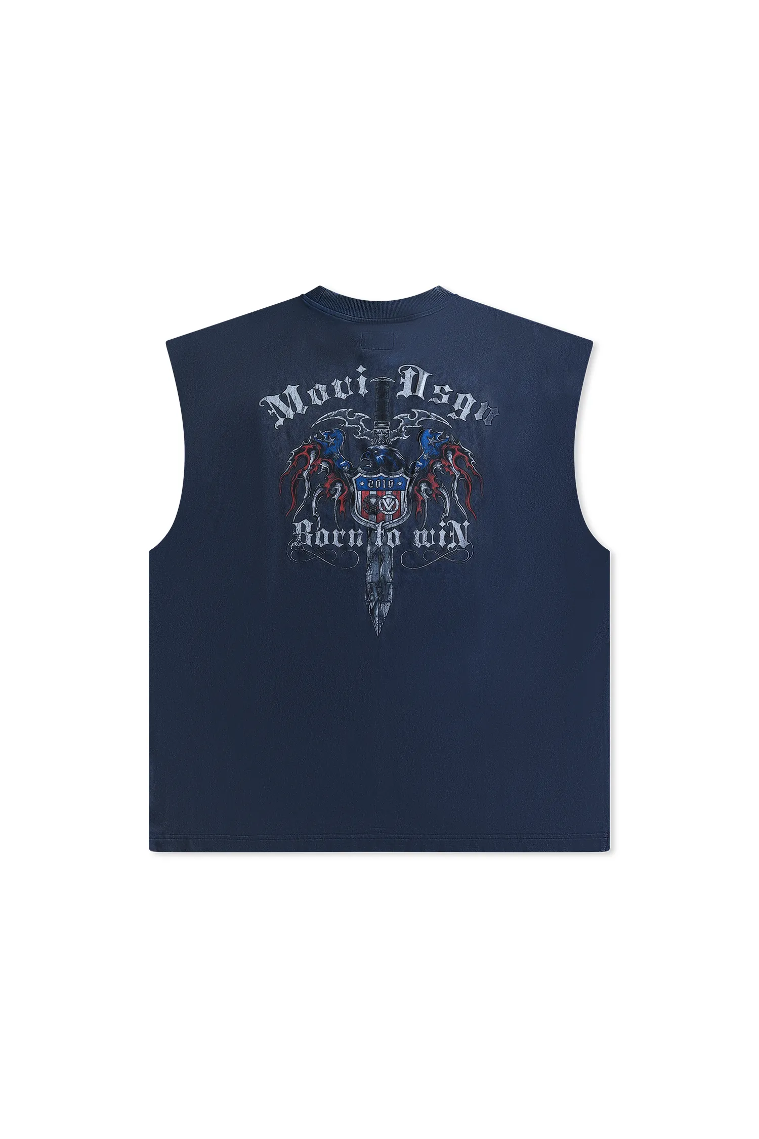 DAGGER CUT-OFF - WASHED NAVY