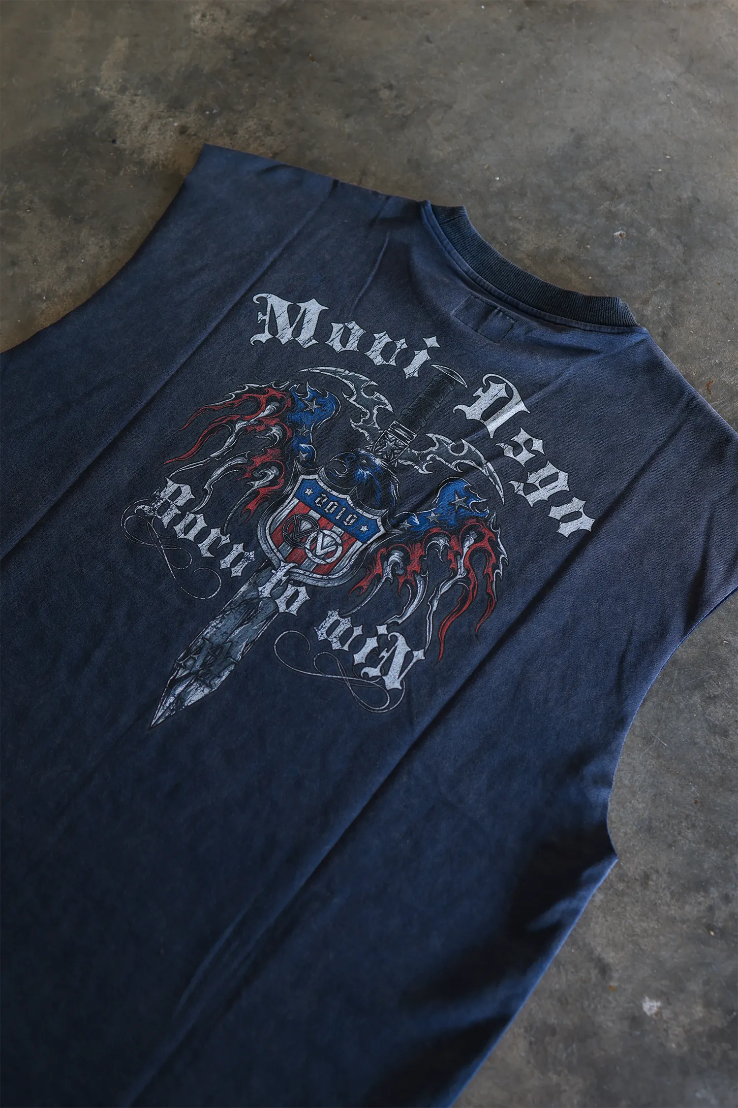 DAGGER CUT-OFF - WASHED NAVY