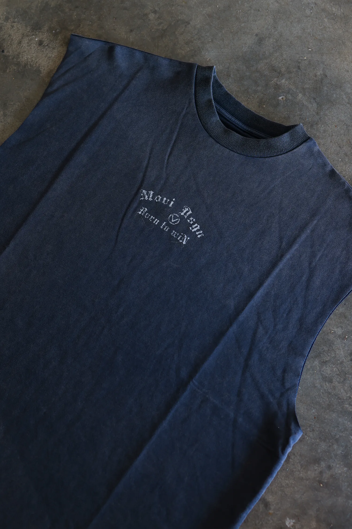 DAGGER CUT-OFF - WASHED NAVY