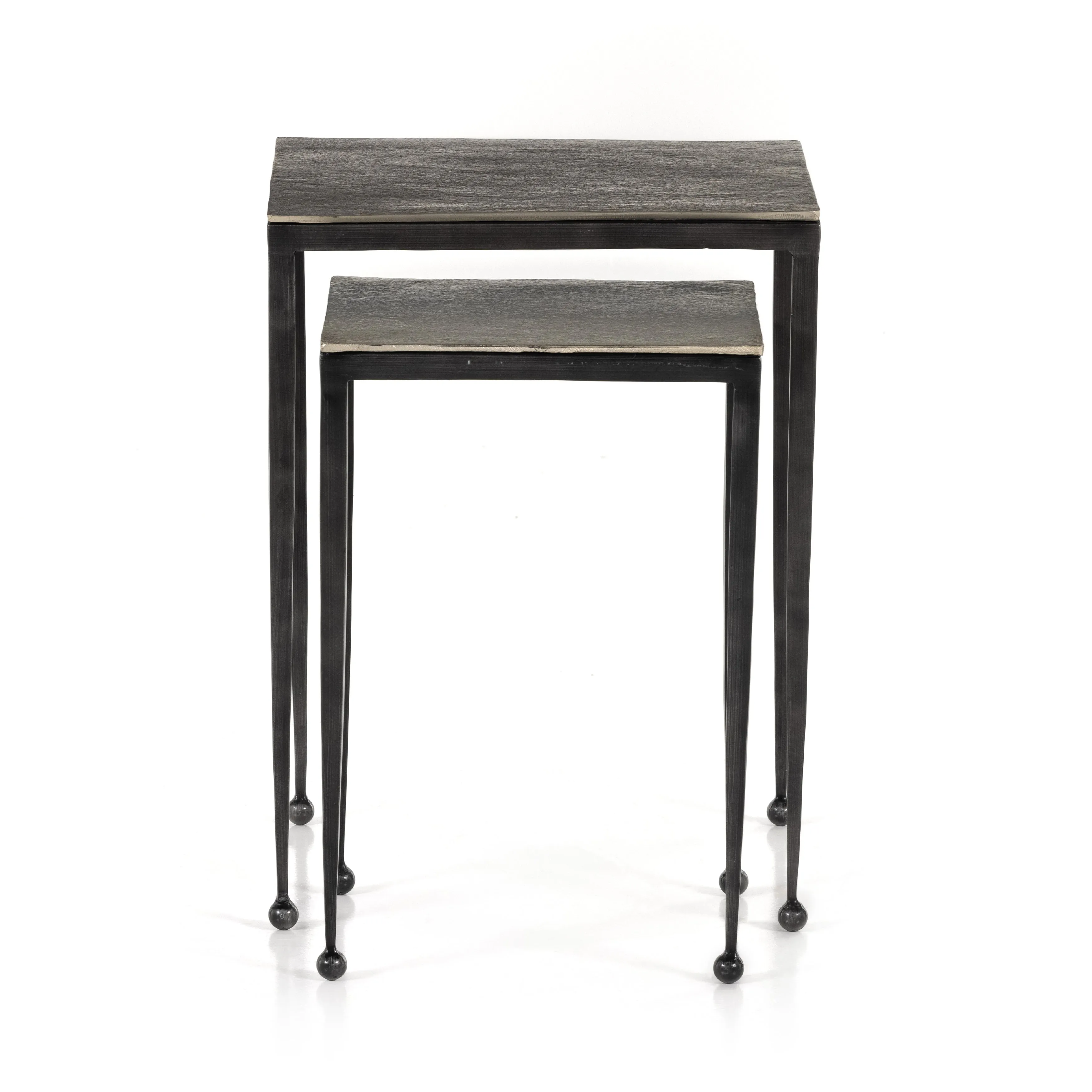 Dalston Nesting End Tables-Antique Nickel