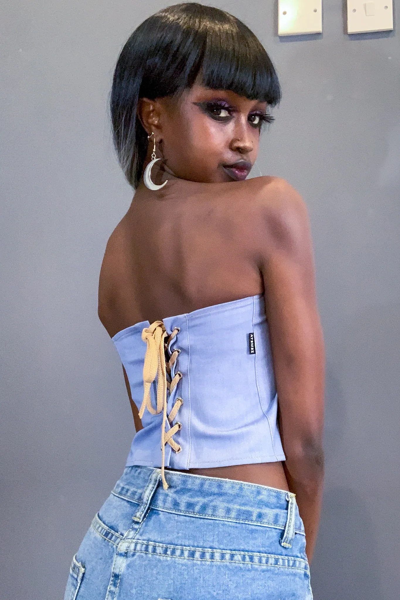 Denimcore Corset Top