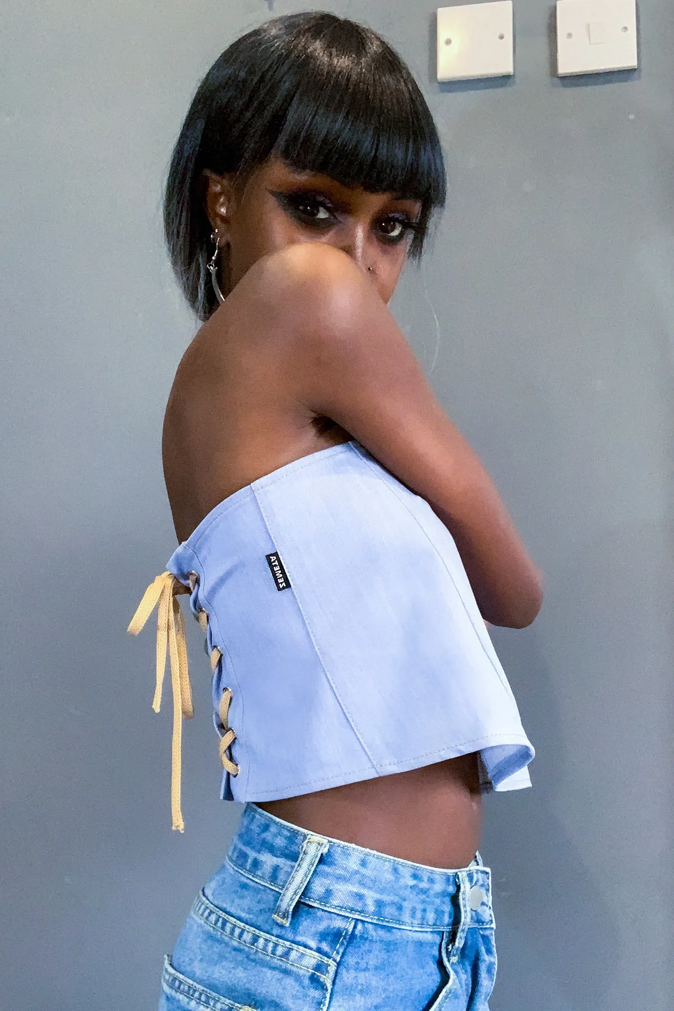 Denimcore Corset Top