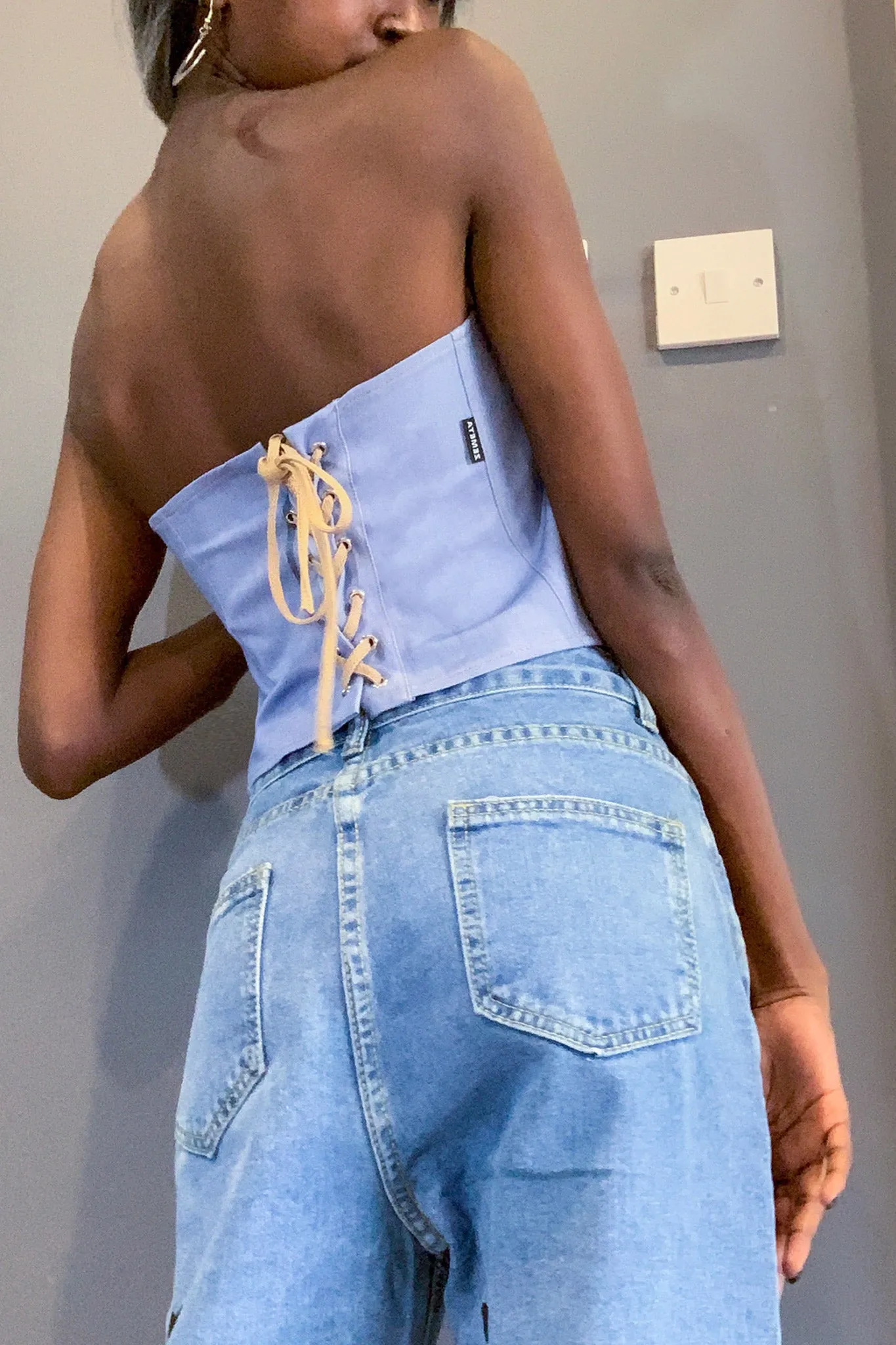 Denimcore Corset Top